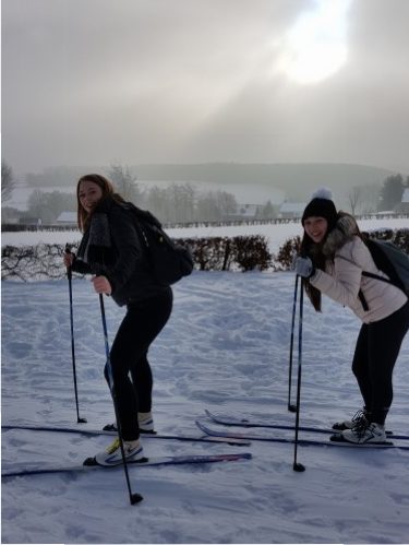 Een dagje langlaufen met de hele school