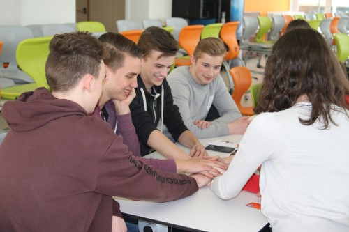 Waalse leerlingen op bezoek