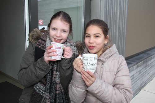 Warme choco op een koude dag