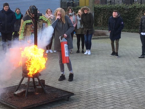 Klas 5.2 op bezoek bij de brandweer
