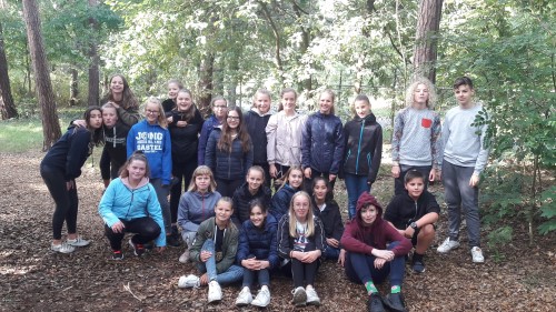 Tweedejaars op klasvormingsdag naar Pelt