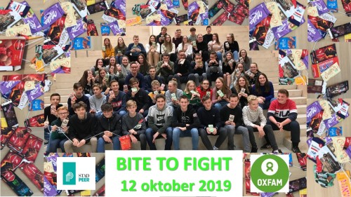 Agnetencollege steunt actie ‘BITE TO FIGHT’ van Oxfam